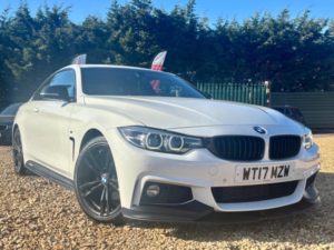 2017 BMW 4 Series 2.0 420d M Sport Euro 6 (s/s) 2dr in White — image 3