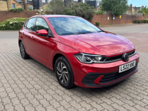 2022 Volkswagen Polo 1.0 Tsi Life DSG Euro 6 (s/s) 5dr in Red — image 4