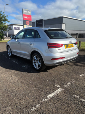 2013 Audi Q3 2.0 Tdi S Line SUV 5dr Diesel S Tronic Quattro Euro 5 (s/s) (177 Ps) in Silver — image 3