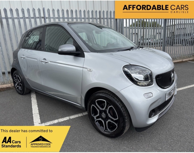 2017 Smart Forfour 1.0 Prime Premium in Grey — image 1