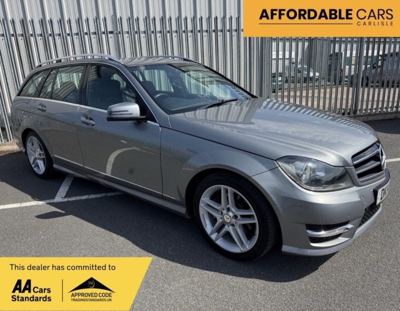 2014 Mercedes-Benz C Class C220 2.1 Cdi Amg Sport Edition Automatic Estate in Silver — image 1