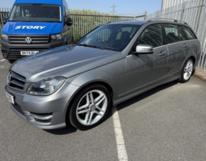 2014 Mercedes-Benz C Class C220 2.1 Cdi Amg Sport Edition Automatic Estate in Silver — image 2