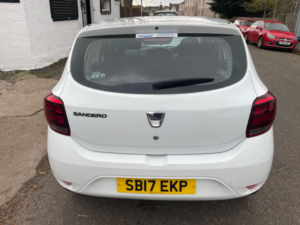 2017 Dacia Sandero 1.5l Ambiance Dci Hatchback 5dr Diesel Manual Euro 6 (90 Bhp) in White — image 5