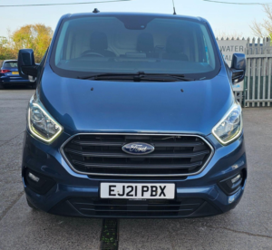 2021 Ford Transit Custom 2.0 280 Ecoblue Limited Auto L1 H1 Euro 6 (s/s) 5dr in Blue — image 2