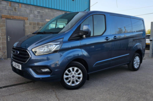 2021 Ford Transit Custom 2.0 280 Ecoblue Limited Auto L1 H1 Euro 6 (s/s) 5dr in Blue — image 3