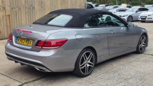 2013 Mercedes-Benz E Class 3.0 E350d V6 Bluetec Amg Sport Cabriolet G-Tronic+ Euro 6 (s/s) 2dr in Silver — image 5