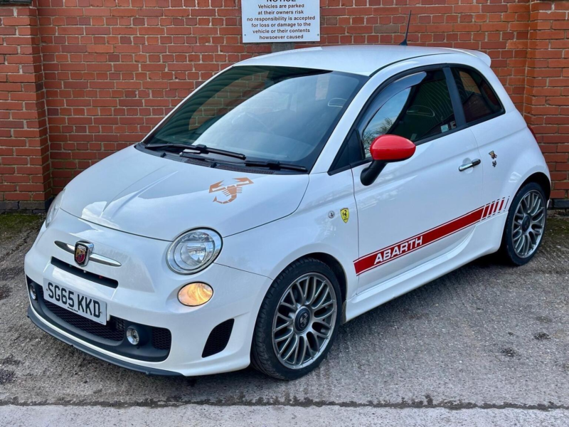 2015 Abarth 595 1.4 T-Jet Euro 6 3dr in White — image 1