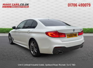 2018 BMW 5 Series 2.0 520d M Sport Saloon in White — image 3