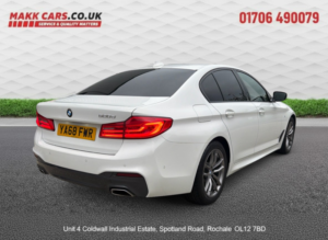 2018 BMW 5 Series 2.0 520d M Sport Saloon in White — image 4