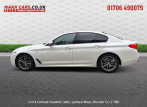 2018 BMW 5 Series 2.0 520d M Sport Saloon in White — image 5