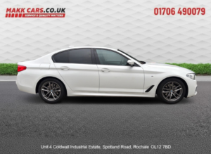 2018 BMW 5 Series 2.0 520d M Sport Saloon in White — image 6
