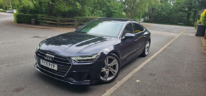 2021 Audi A7 2.0 Tdi 40 S Line Sportback S Tronic Euro 6 (s/s) 5dr in Blue — image 6
