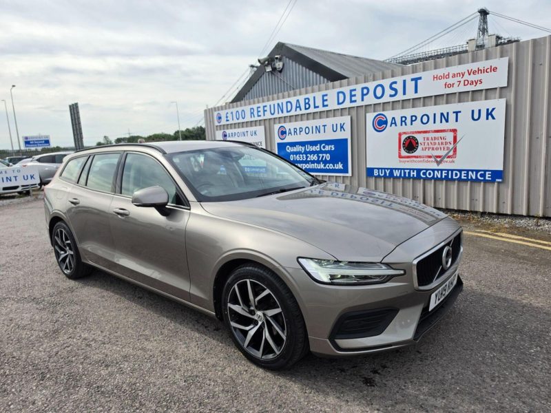 2019 Volvo V60 2.0 D3 Momentum Plus Euro 6 (s/s) 5dr in Grey — image 1