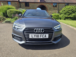 2018 Audi A4 1.4 Tfsi Black Edition S Tronic Euro 6 (s/s) 4dr in Grey — image 3