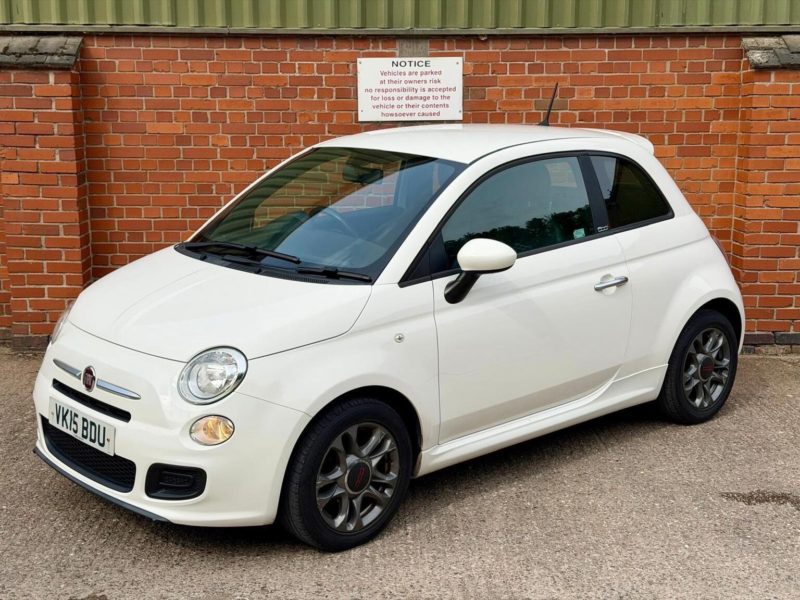 2015 Fiat 500 1.2 S Dualogic Euro 6 (s/s) 3dr in White — image 1