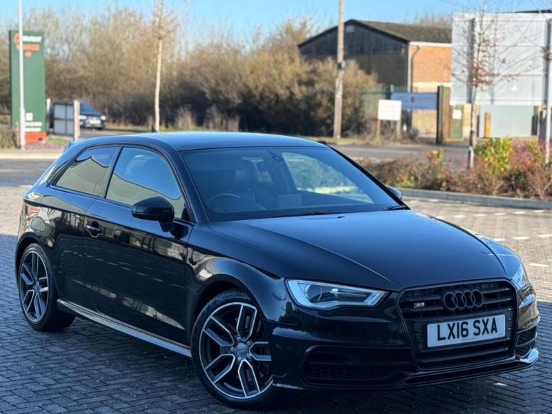 2016 Audi S3 2.0 Tfsi S Tronic Quattro Euro 6 (s/s) 3dr (nav) in Black — image 1