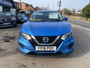 2018 Nissan Qashqai 1.5 Dci Acenta * Full Service History * Privacy Glass * Sat Nav * Reverse Camera * in Blue — image 3
