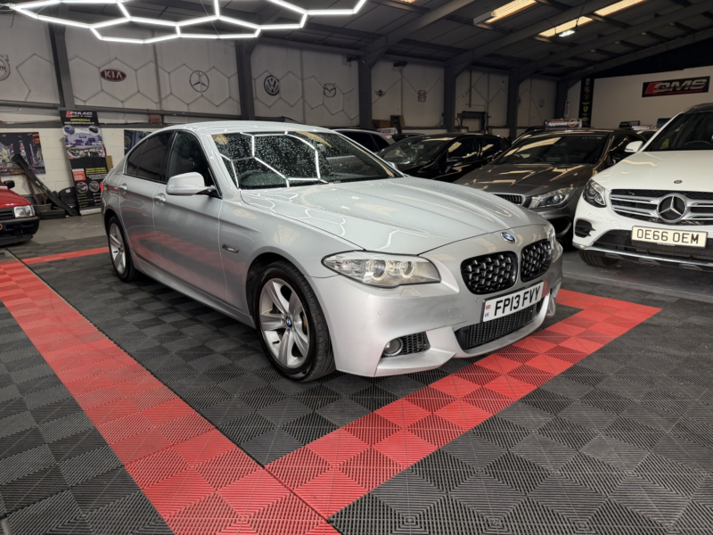 2013 BMW 5 Series 2.0 520d M Sport Saloon in Silver — image 1