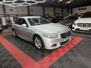 2013 BMW 5 Series 2.0 520d M Sport Saloon in Silver — image 5