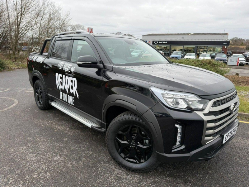 2025 Kgm Musso 2.2d Saracen Auto 4WD Euro 6 4dr in Black — image 1
