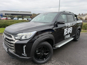 2025 Kgm Musso 2.2d Saracen Auto 4WD Euro 6 4dr in Black — image 4