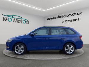 2019 Skoda Fabia 1.0 Tsi Se L Euro 6 (s/s) 5dr in Blue — image 3