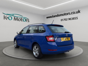 2019 Skoda Fabia 1.0 Tsi Se L Euro 6 (s/s) 5dr in Blue — image 4