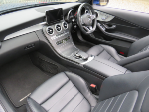 2017 Mercedes-Benz C Class C220d Amg Line Convertible 9g Auto * Air Scarf + Heated Memory Seats + Keyless Go + Camera * in Blue — image 4