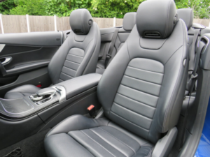 2017 Mercedes-Benz C Class C220d Amg Line Convertible 9g Auto * Air Scarf + Heated Memory Seats + Keyless Go + Camera * in Blue — image 6