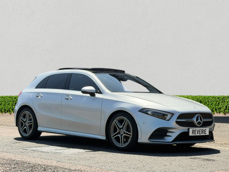 2020 Mercedes-Benz A-Class 1.5 A180d Amg Line (premium Plus 2) Hatchback 5dr Diesel 7g-Dct Euro 6 (s/s) (116 Ps) in Silver — image 1