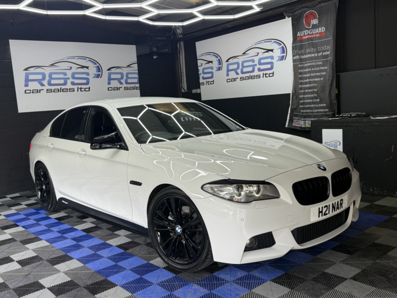 2013 BMW 5 Series 2.0 520d M Sport Saloon in White — image 1