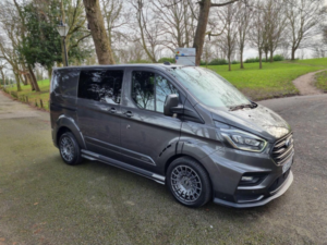 2022 Ford Transit Custom 2.0 320 Ecoblue Ms-Rt Crew Van Auto L1 H1 Euro 6 (s/s) 5dr in Grey — image 3