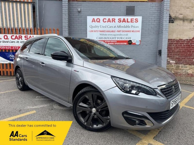 2016 Peugeot 308 Sw 1.6 Bluehdi Gt Line Euro 6 (s/s) 5dr in Grey — image 1