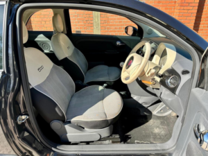 2015 Fiat 500 1.2 Lounge Euro 6 (s/s) 3dr in Black — image 3