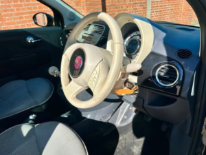 2015 Fiat 500 1.2 Lounge Euro 6 (s/s) 3dr in Black — image 4