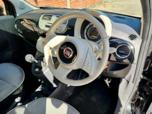 2015 Fiat 500 1.2 Lounge Euro 6 (s/s) 3dr in Black — image 6