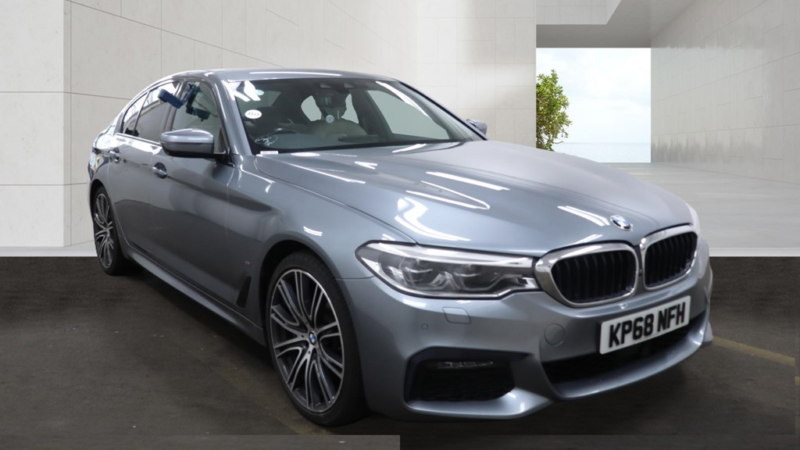 2018 BMW 5 Series 2.0 530e M Sport Iperformance Saloon in Blue — image 1