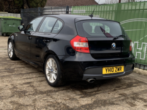 2010 BMW 1 Series 2.0 118d M Sport 5 Door in Black — image 4
