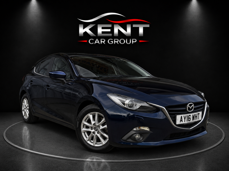 2016 Mazda Mazda3 1.5 Skyactiv-D Se-L Nav in Blue — image 1