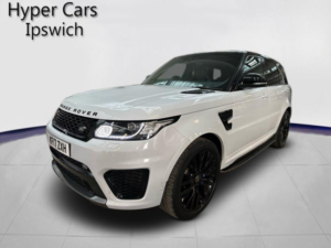2017 Land Rover Range Rover Sport 5.0 V8 Svr Auto 4WD Euro 6 (s/s) 5dr in White — image 3