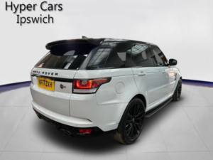 2017 Land Rover Range Rover Sport 5.0 V8 Svr Auto 4WD Euro 6 (s/s) 5dr in White — image 4