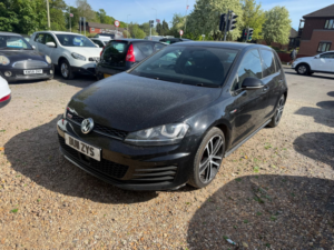 2016 Volkswagen Golf 2.0 Tdi Bluemotion Tech Gtd Hatchback 5dr Diesel Manual Euro 6 (s/s) (184 Ps) in Black — image 2