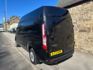2023 Ford Transit Custom 2.0 300 Ecoblue Limited L2 H2 Euro 6 (s/s) 5dr in Black — image 2