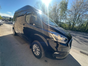 2023 Ford Transit Custom 2.0 300 Ecoblue Limited L2 H2 Euro 6 (s/s) 5dr in Black — image 3