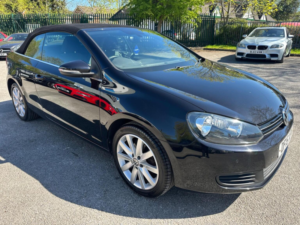 2015 Volkswagen Golf 1.6 Tdi Bluemotion Tech Se Cabriolet Euro 5 (s/s) 2dr in Black — image 2