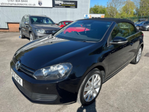 2015 Volkswagen Golf 1.6 Tdi Bluemotion Tech Se Cabriolet Euro 5 (s/s) 2dr in Black — image 4