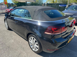 2015 Volkswagen Golf 1.6 Tdi Bluemotion Tech Se Cabriolet Euro 5 (s/s) 2dr in Black — image 5