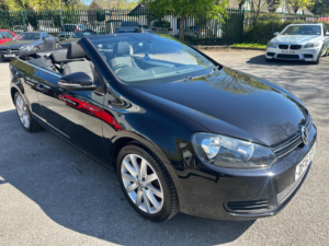 2015 Volkswagen Golf 1.6 Tdi Bluemotion Tech Se Cabriolet Euro 5 (s/s) 2dr in Black — image 6