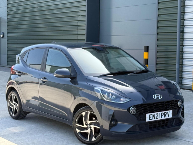 2021 Hyundai I10 1.2 Premium Auto Euro 6 (s/s) 5dr in Grey — image 1