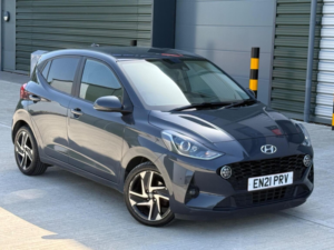 2021 Hyundai I10 1.2 Premium Auto Euro 6 (s/s) 5dr in Grey — image 5